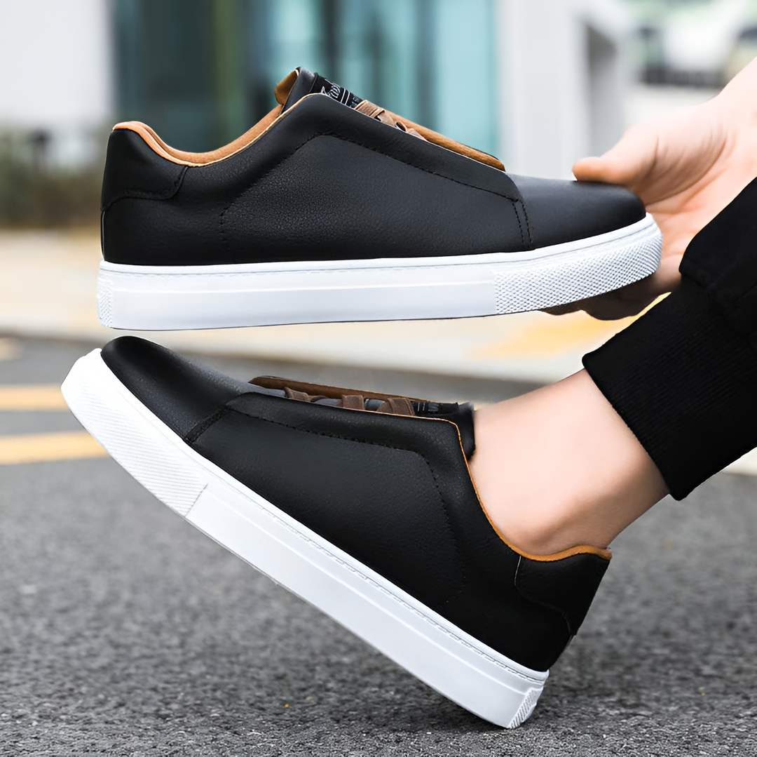 Stijlvolle heren sneakers in casual stijl voor comfortabel dagelijks gebruik