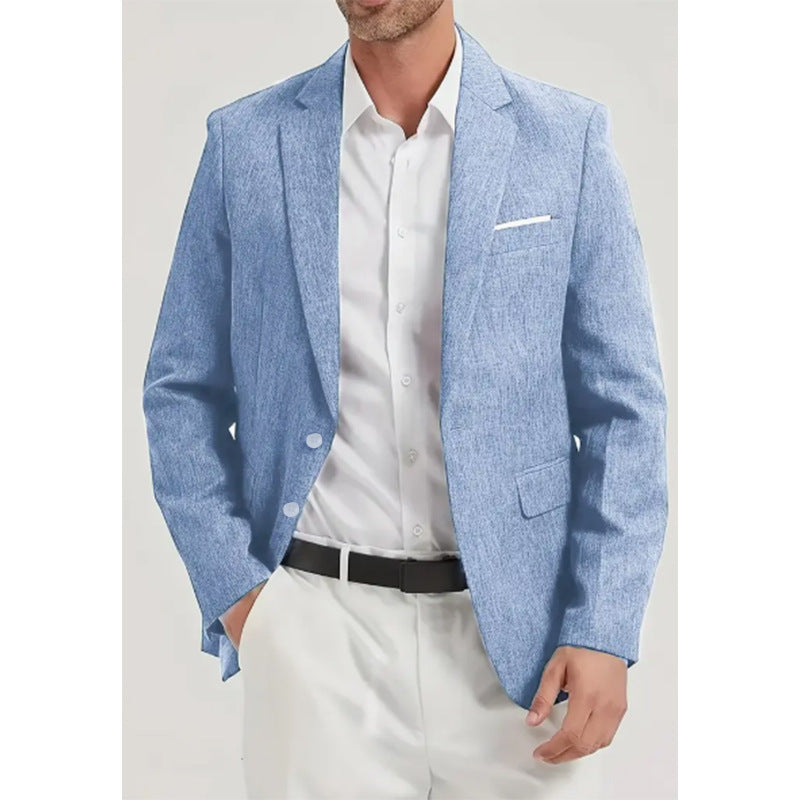 Casual heren blazer, perfect voor een moderne look. Comfortabel, met zijzakken en stijlvolle split zoom.