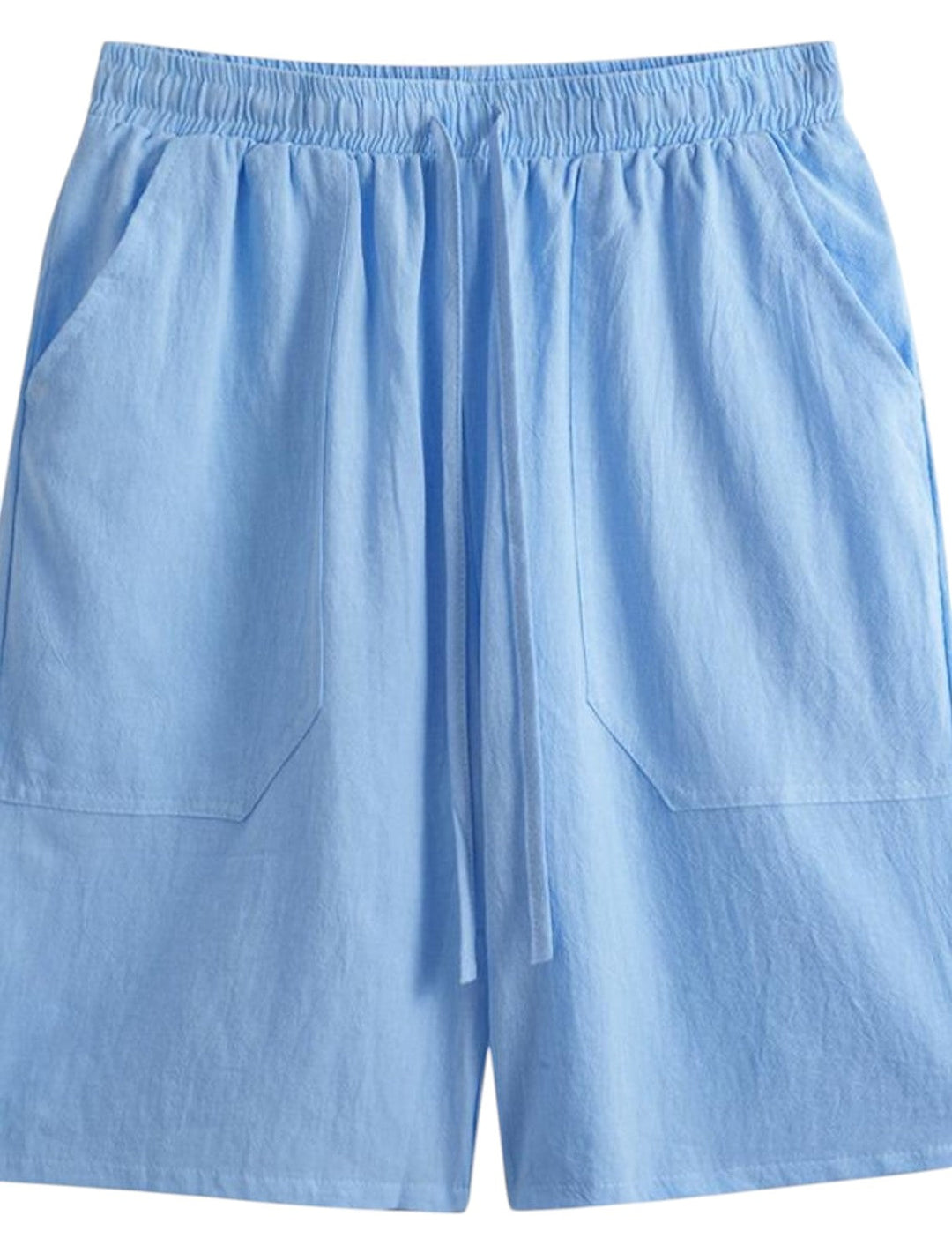 "George linnen korte broek heren, ademend en lichtgewicht, ideaal voor zomerse casual outfits op warme dagen."