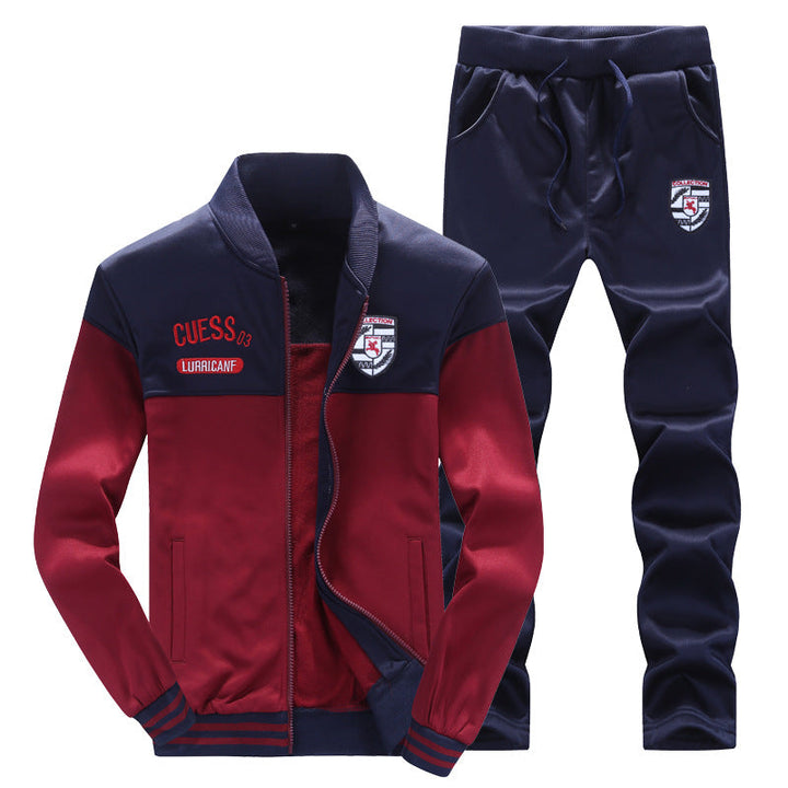 Twee-delig heren baseball trainingspak Geus; comfortabele sportkleding set voor mannen, ook in grote maten.