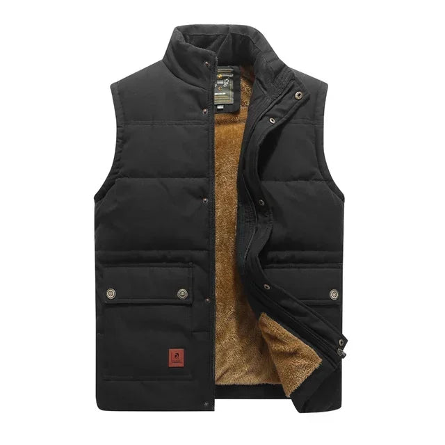 Stijlvolle heren vest bodywarmer voor herfst en lente. Perfecte bovenkleding voor comfort.