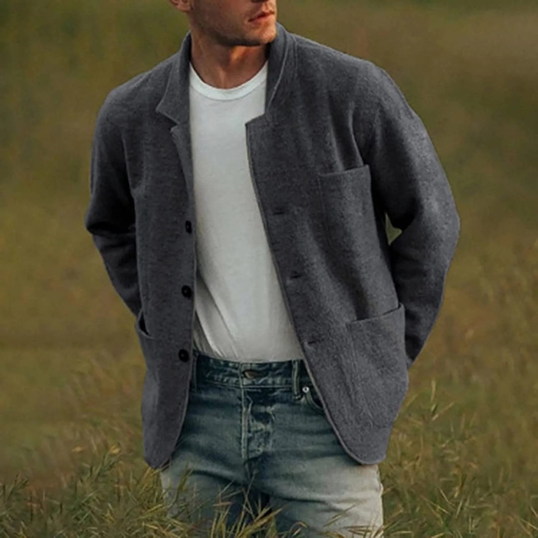 Veelzijdige Leo herenblazer, perfect voor zowel zakelijk als vrijetijdskleding.