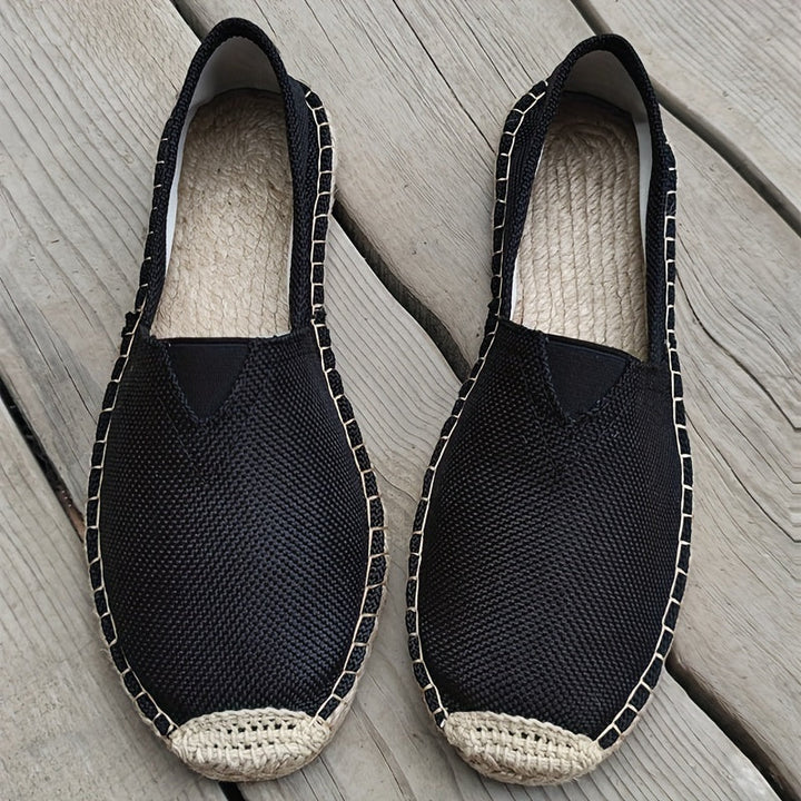 "Heren espadrilles loafers, casual lichtgewicht instapschoenen met ademend canvas, ideaal voor zomerse dagen."