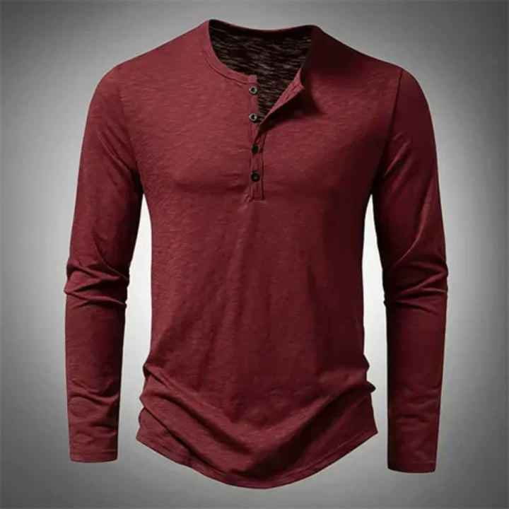 Comfortabel regular fit herenshirt met lange mouw en knoopsluiting; een tijdloze aanvulling.