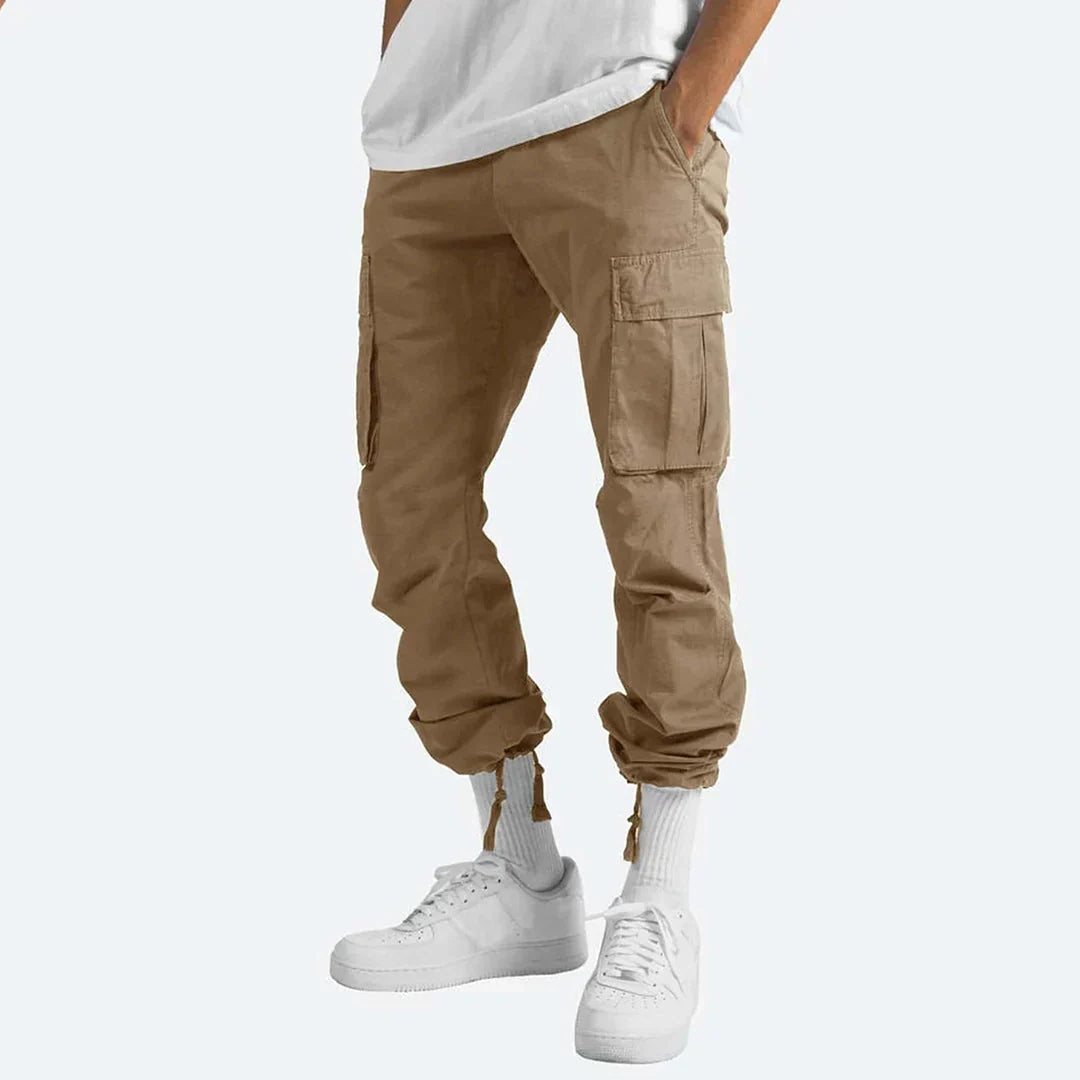 "Heren outdoor cargo broek met meerdere zakken, duurzaam en ademend ripstop-materiaal, ideaal voor avontuurlijke activiteiten