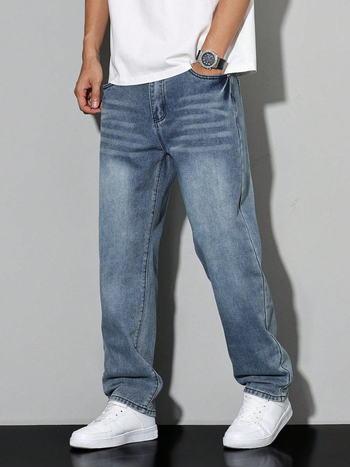 Rechte spijkerbroek Evan, perfecte heren jeans voor een casual en comfortabele look.