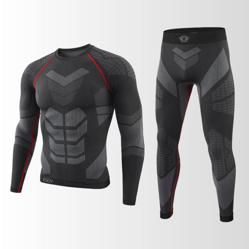 Thermische onderbroek voor heren, strakke pasvorm, perfect voor snowboarden en andere winterse sporten.