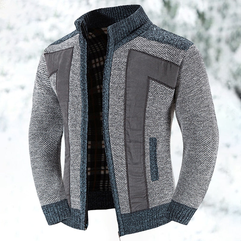 Heren vest met ritssluiting, warm en comfortabel. Essentiële herenkleding voor de winter.