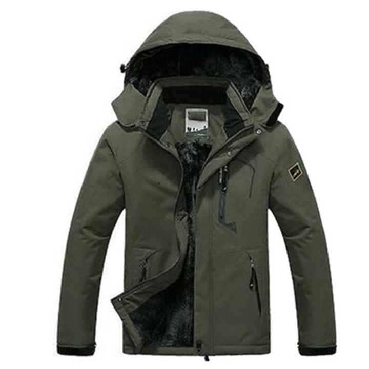 Comfortabele heren winterjas parka, waterdicht en warm, ook verkrijgbaar in grote maten voor buitenkleding.