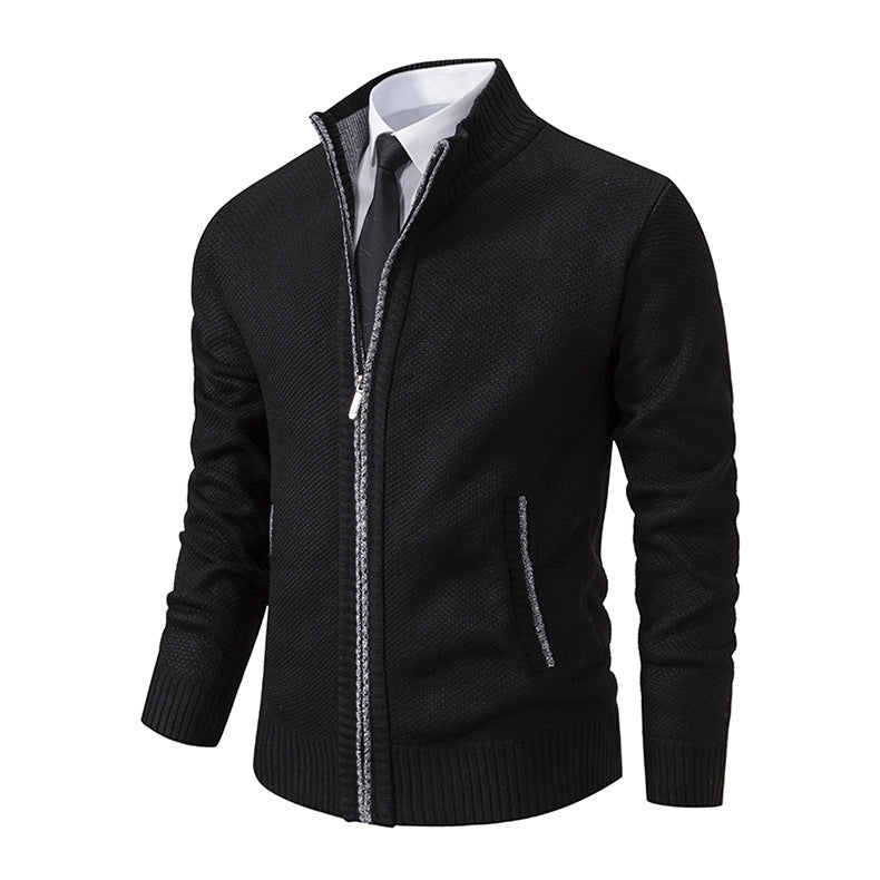 Stijlvol herenvest met ritssluiting in diverse kleuren, thermische stof voor warmte en comfort, ideaal voor casual en semi-formele gelegenheden.