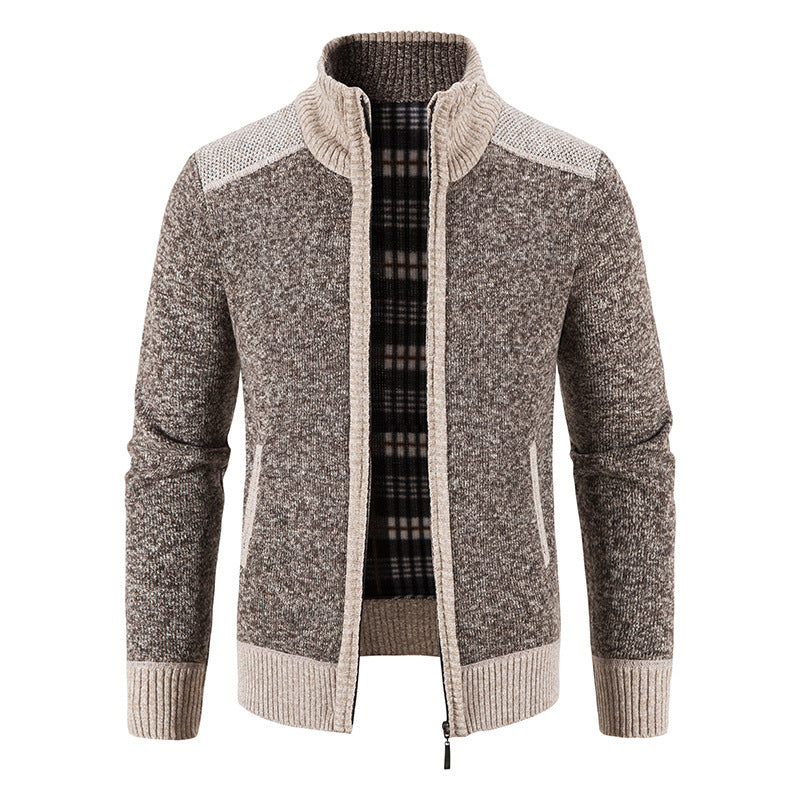 Fijn gebreid herenvest met kraag, zacht en warm voor optimaal comfort en stijl in de winter.