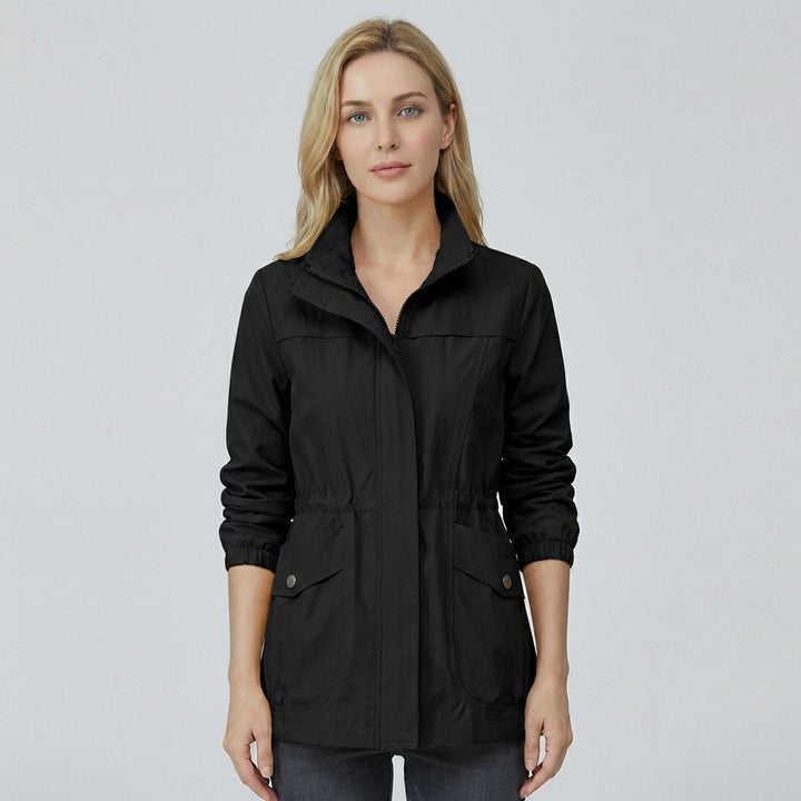 Dames lente trenchcoat met verstelbare tailleband en stijlvolle look, perfect als overgangsjas.