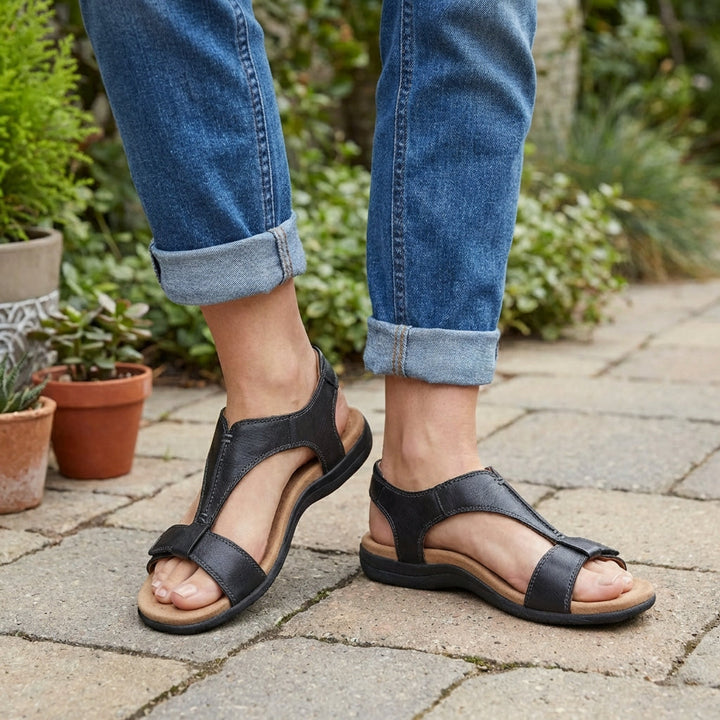 Dames Lori orthopedische sandalen, ideaal voor comfort en voetondersteuning gedurende de hele zomer.