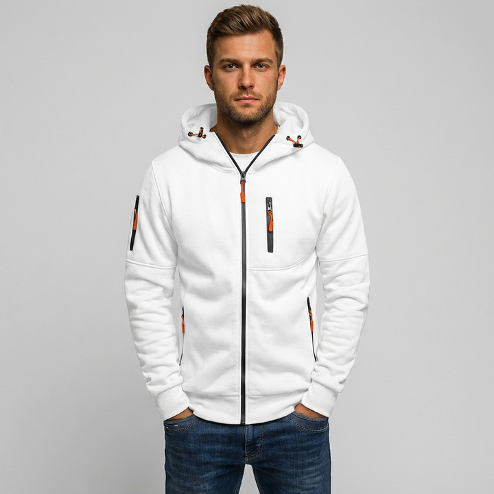 Heren hoodie met capuchon, stijlvol en comfortabel, perfect voor dagelijks casual gebruik.