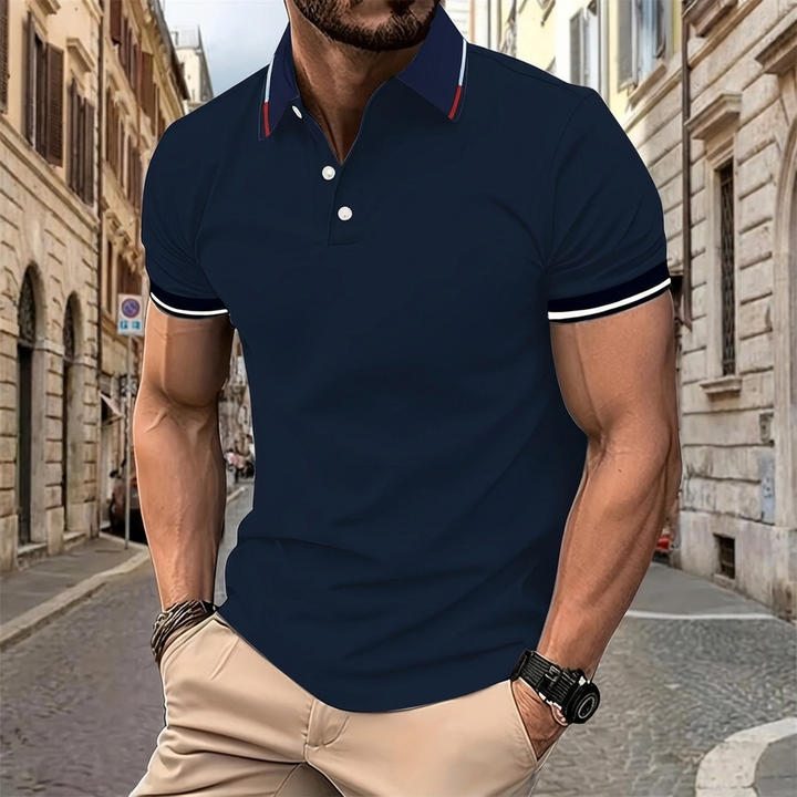Heren polo shirt van Hoymans. Een comfortabel en veelzijdig kledingstuk voor een stijlvolle zomerlook.