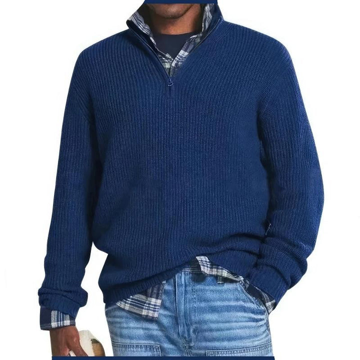 Veelzijdige dagelijkse trui voor heren, comfortabel, warm en makkelijk te combineren.