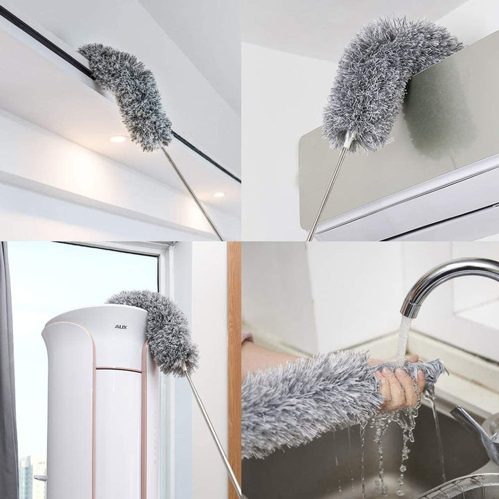 Lange ragebol voor spinrag en stof op hoge plekken. Effectieve reiniging tot 5 meter bereik.