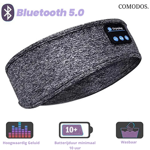 Hoogwaardig oogmasker met draadloze audiotechnologie voor een rustgevende en comfortabele slaapervaring.