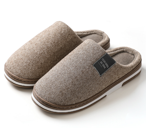 Hoogwaardige heren pantoffels "Gentlemens Feet Nieuw", ideaal voor thuis, met antislip en comfortabele pasvorm.