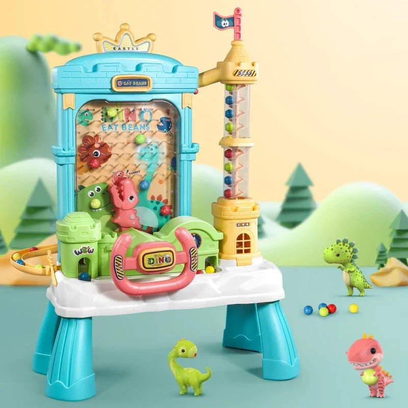 "Interactief CatchCastle elektrisch speelgoed met kleurrijke ballen, stimuleert ouder-kind interactie en educatief spel."