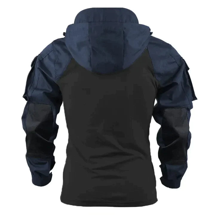 Slimfit heren hoodie Jasper in legergroen, tactisch design, ideaal voor dagelijks comfort in herenmode.