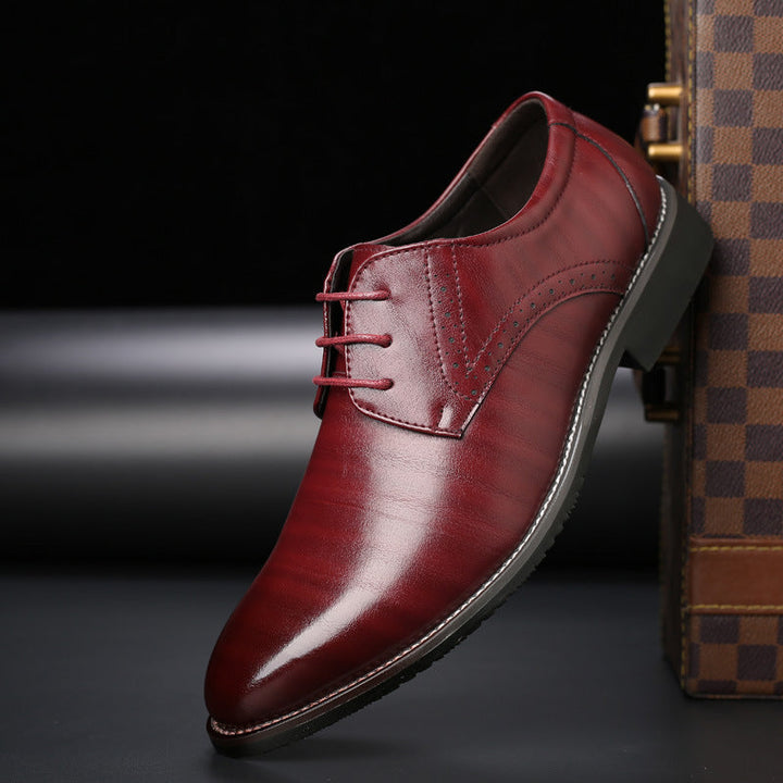 Modieuze heren brogue veterschoenen met een verfijnd silhouet en tijdloze elegantie, veelzijdig en comfortabel.