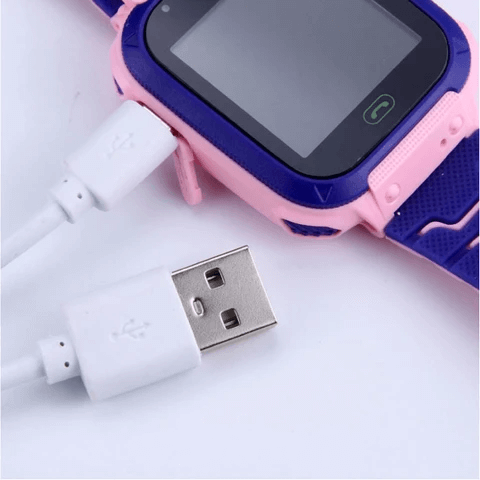 "JuniorSafe kinder smartwatch met GPS, kleurentouchscreen en educatieve spelletjes, ideale veiligheid en speelplezier"