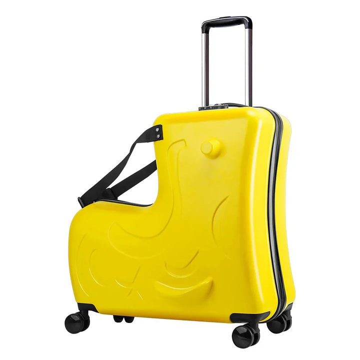 Kindervakantie koffer Milan met zitfunctie, perfecte kindertrolley voor alle reisavonturen.