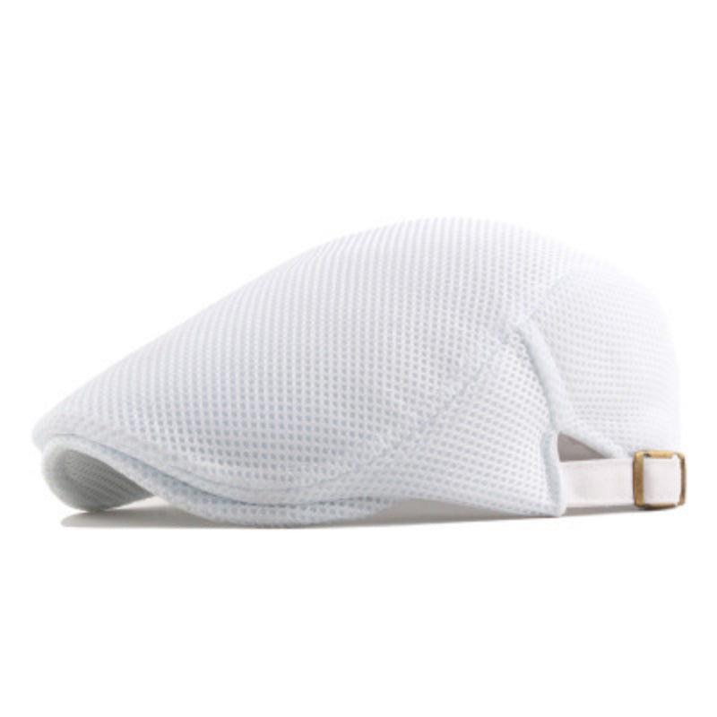 Klassieke herenpet met ademend mesh, lichtgewicht en stijlvol ontwerp, perfect voor de zomer. Ideaal voor casual outfits.
