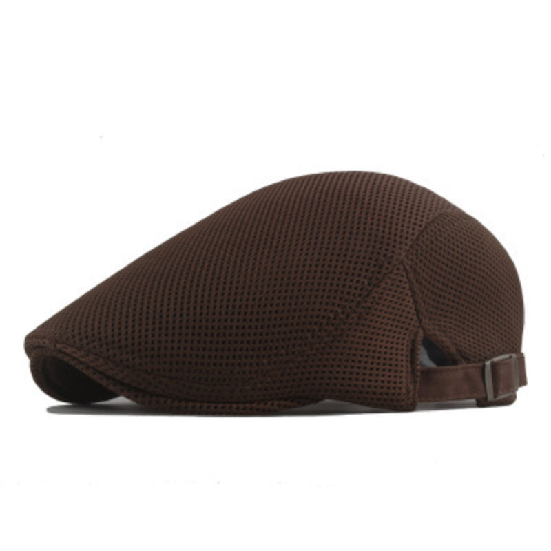 Klassieke herenpet met ademend mesh, lichtgewicht en stijlvol ontwerp, perfect voor de zomer. Ideaal voor casual outfits.