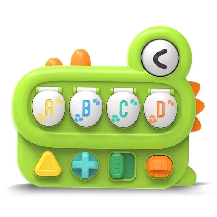 "Kleurrijk educatief baby speelgoed met pop-up functies, stimuleert creativiteit en probleemoplossend vermogen."