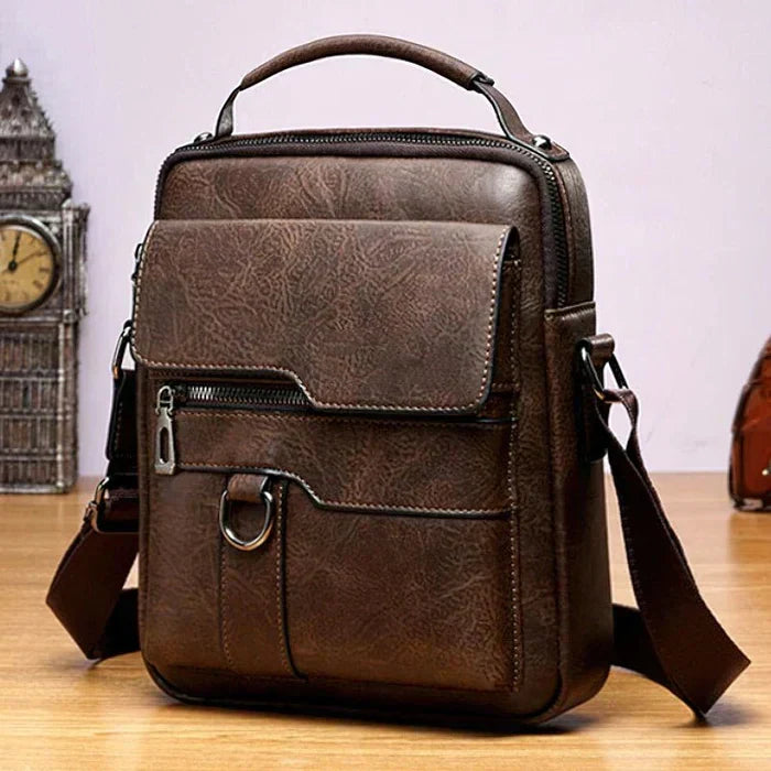 Luxe leren EleganceLuxe dames schoudertas; combineert stijl, comfort en functionaliteit.