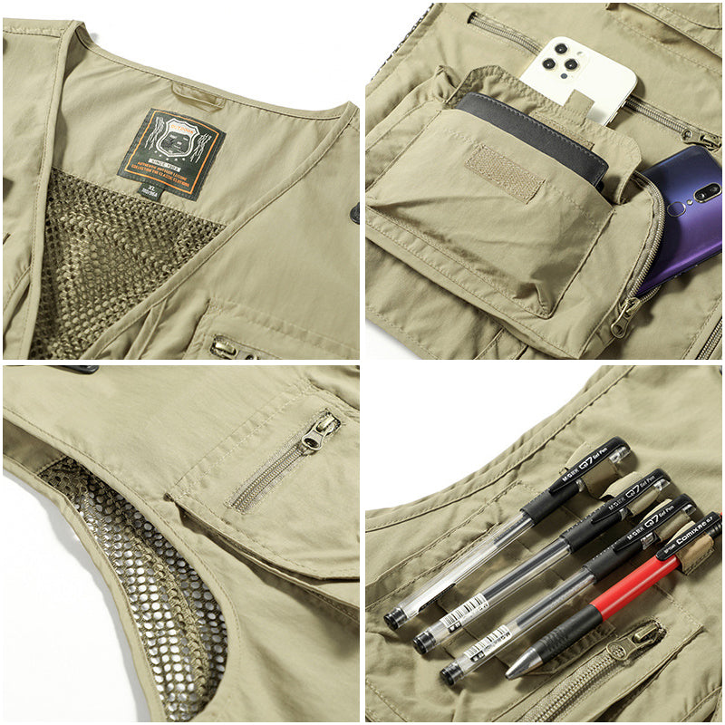 Ultieme outdoor heren bodywarmer: ademend, lichtgewicht en praktisch. Multi-pocket voor je avonturen.