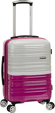 Zijaanzicht van de uitbreidbare lichtgewicht handbagage koffer, toont extra ruimte mogelijkheid.
