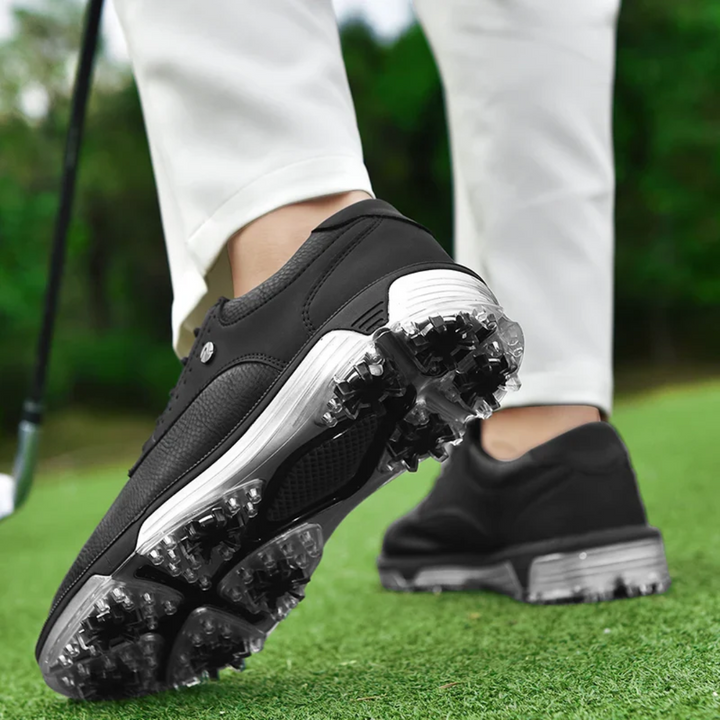 "Limited Edition golfschoenen herenschoen, wit en marineblauw, waterdicht met antislipzool voor comfort en stijl op de golfba