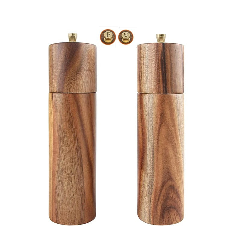 WoodSpice - Luxe Houten Peper- en Zoutmolen Set | Tijdloos Design