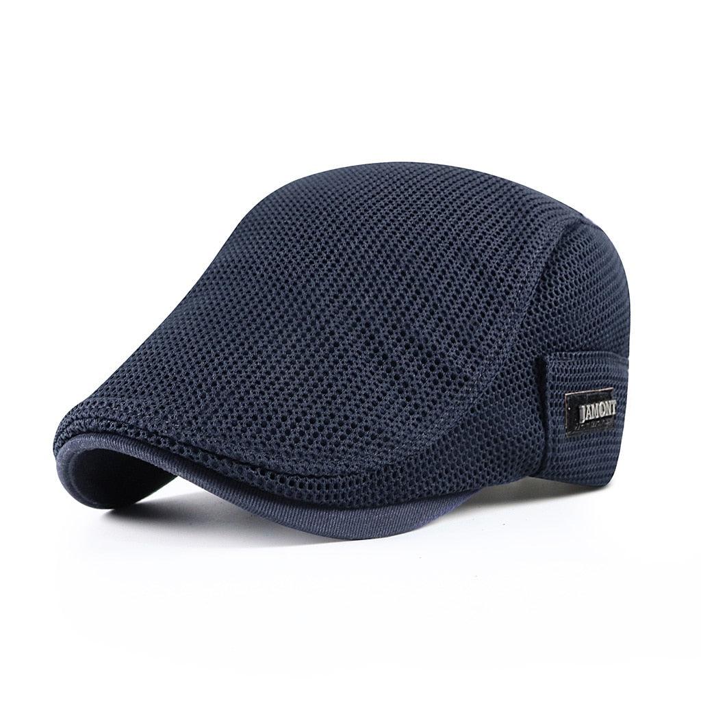 Henri casual heren pet in marineblauw