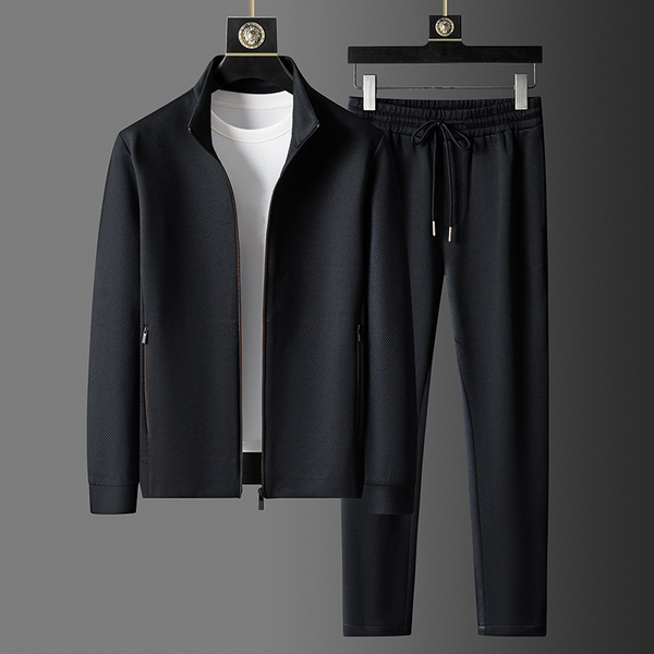 Heren comfortabel tweedelig trainingspak, ideaal voor sport en ontspanning, casual stijl.