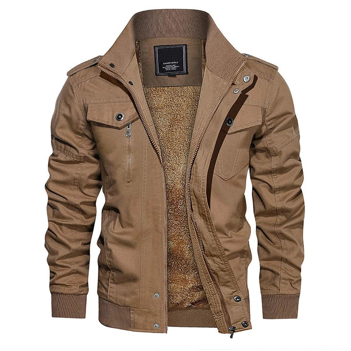 Militair heren bomberjack, stijlvol en warm voor winter. Casual outdoor herenjas, ook in grote maten verkrijgbaar.