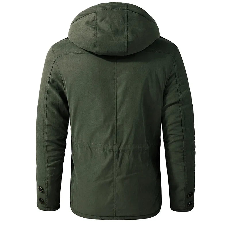 Stijlvolle heren winterjas, waterafstotend en winddicht. Essentiële buitenkleding voor elke man.