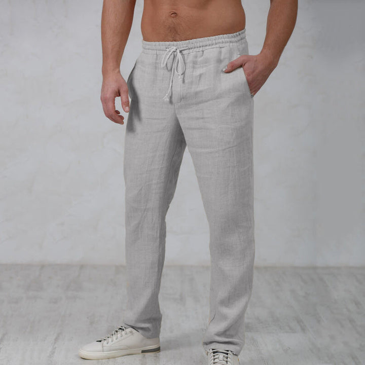 Heren broek Model Finn in grijze uitvoering voor een stijlvolle look