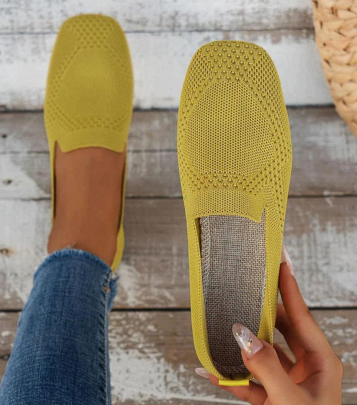 "Orthopedische antislip platte schoenen, elegant ontwerp, ademend materiaal, ideaal voor dagelijks comfort en stijl."