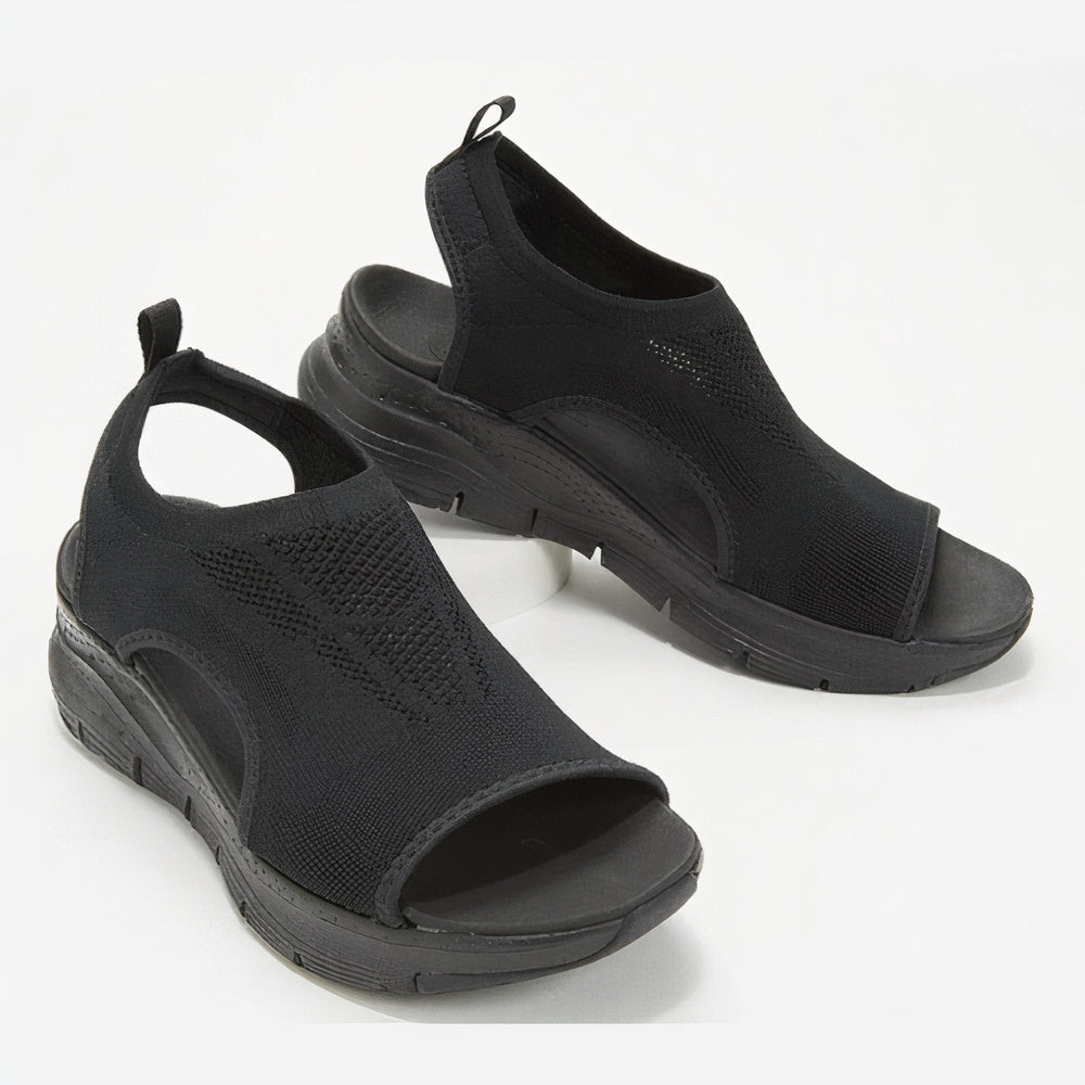 "Orthopedische dames sandalen, blauw, stijlvol design, comfortabel, geschikt voor zomerse dagen, maat EU 35-45"