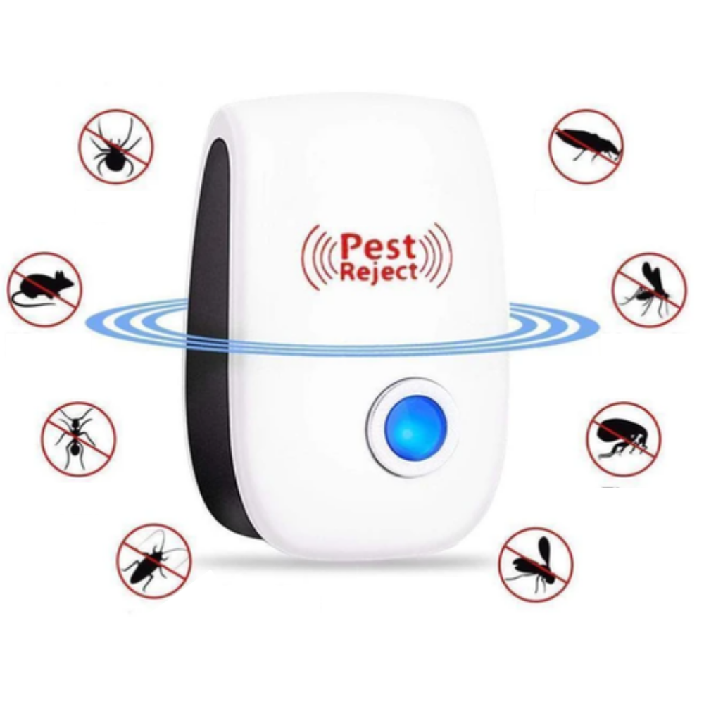 Ultieme bescherming tegen plaagdieren. Ultrasoon apparaat bestrijdt muizen, insecten, muggen & vliegen in huis en keuken.