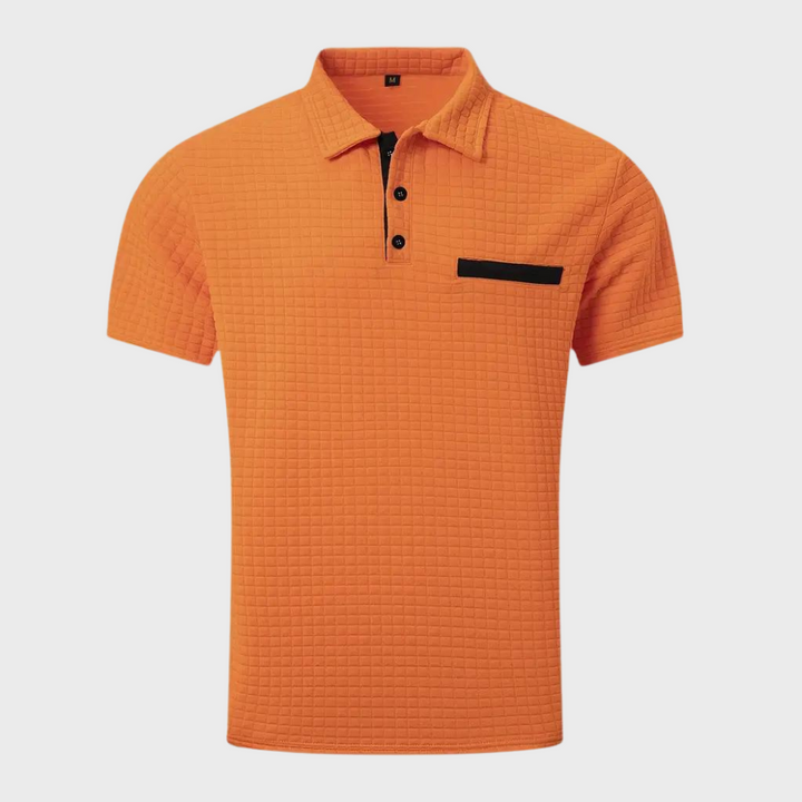 Casual herenmode item: comfortabele polo voor warme dagen
