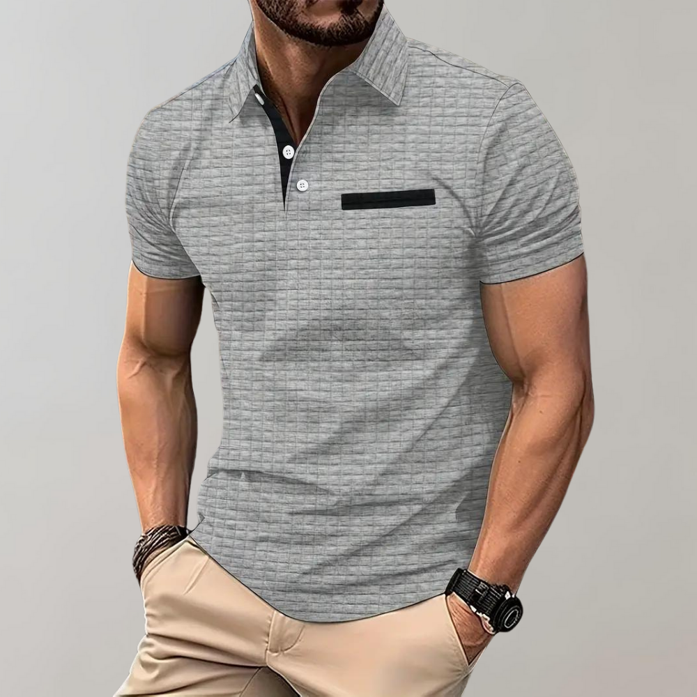 Laatste overzicht van heren poloshirt Pieter in trendy design