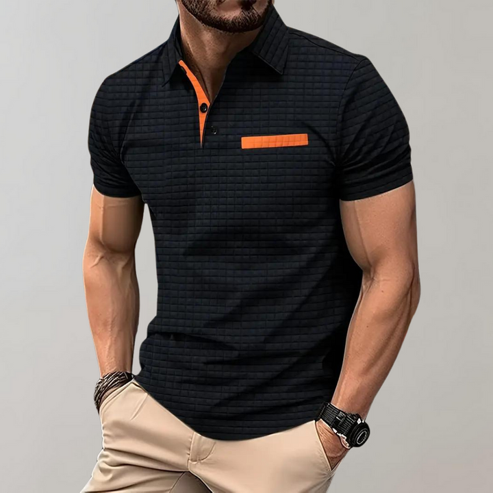 Luchtig poloshirt met korte mouwen en comfortabele hals