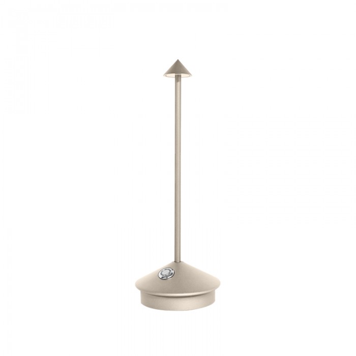 Draadloze LED tafellamp ClarityGlow met warm licht, voor een uitnodigende ambiance.