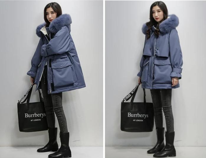 Dames thermojas, elegante pasvorm, luxe winterjas voor een stijlvolle look.
