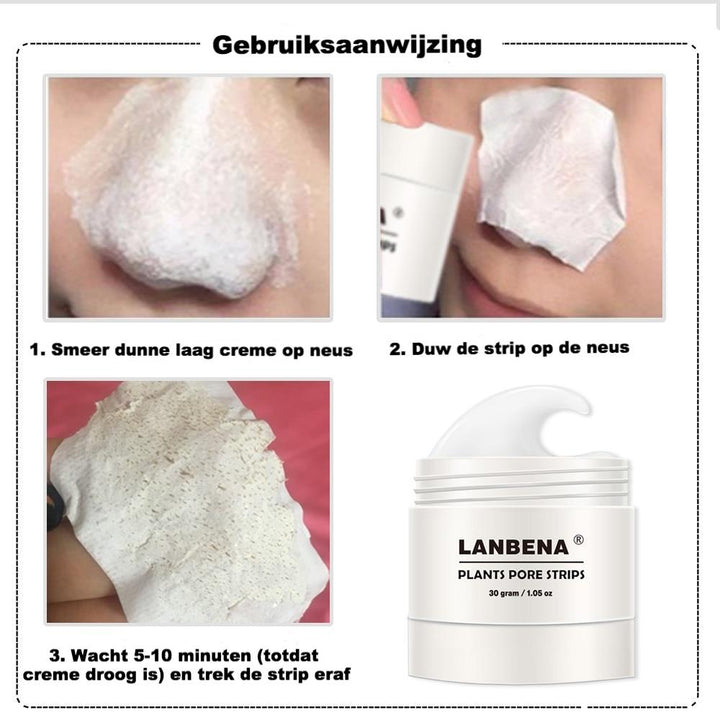Stappenplan voor het aanbrengen van de neusstrips